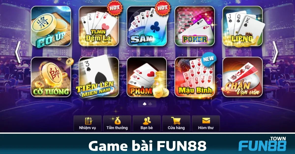 Tại sao nên chọn Game bài Fun88?