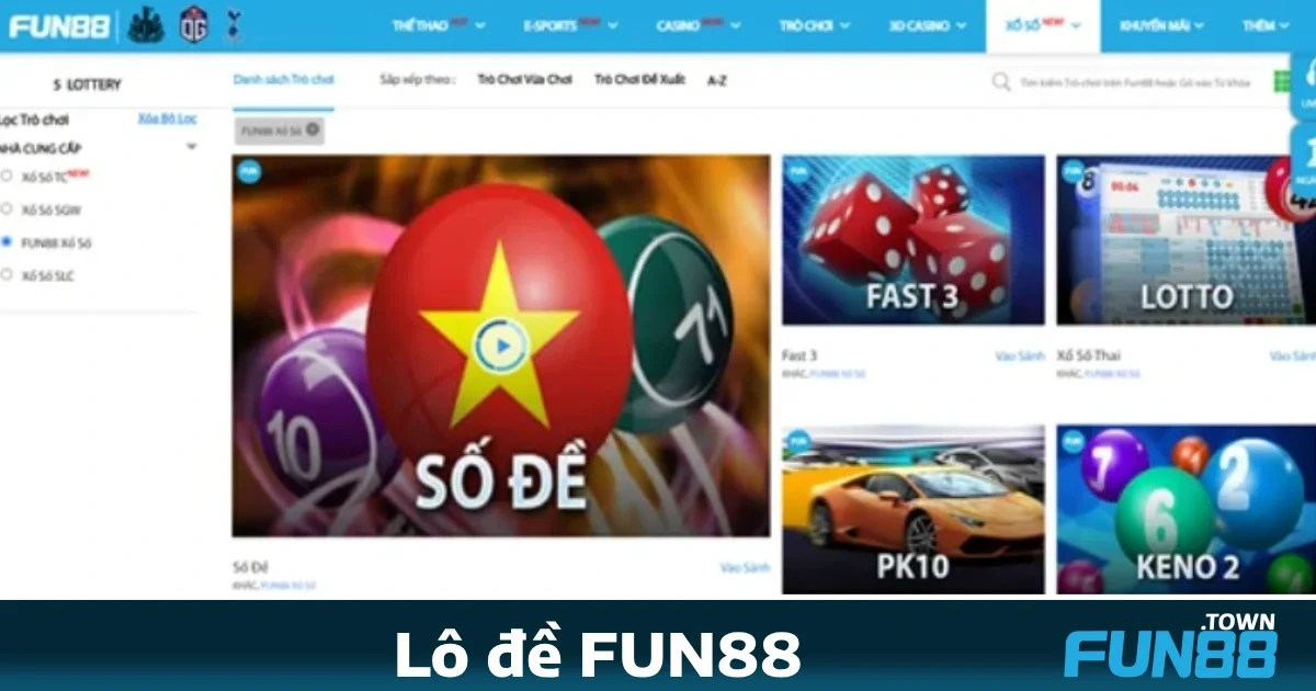 Hướng dẫn tham gia Lô đề Fun88